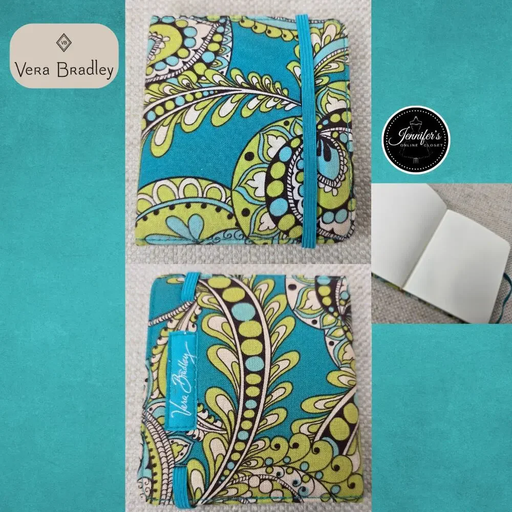 Vera Bradley Peacock Miniature Square Blank Notebook